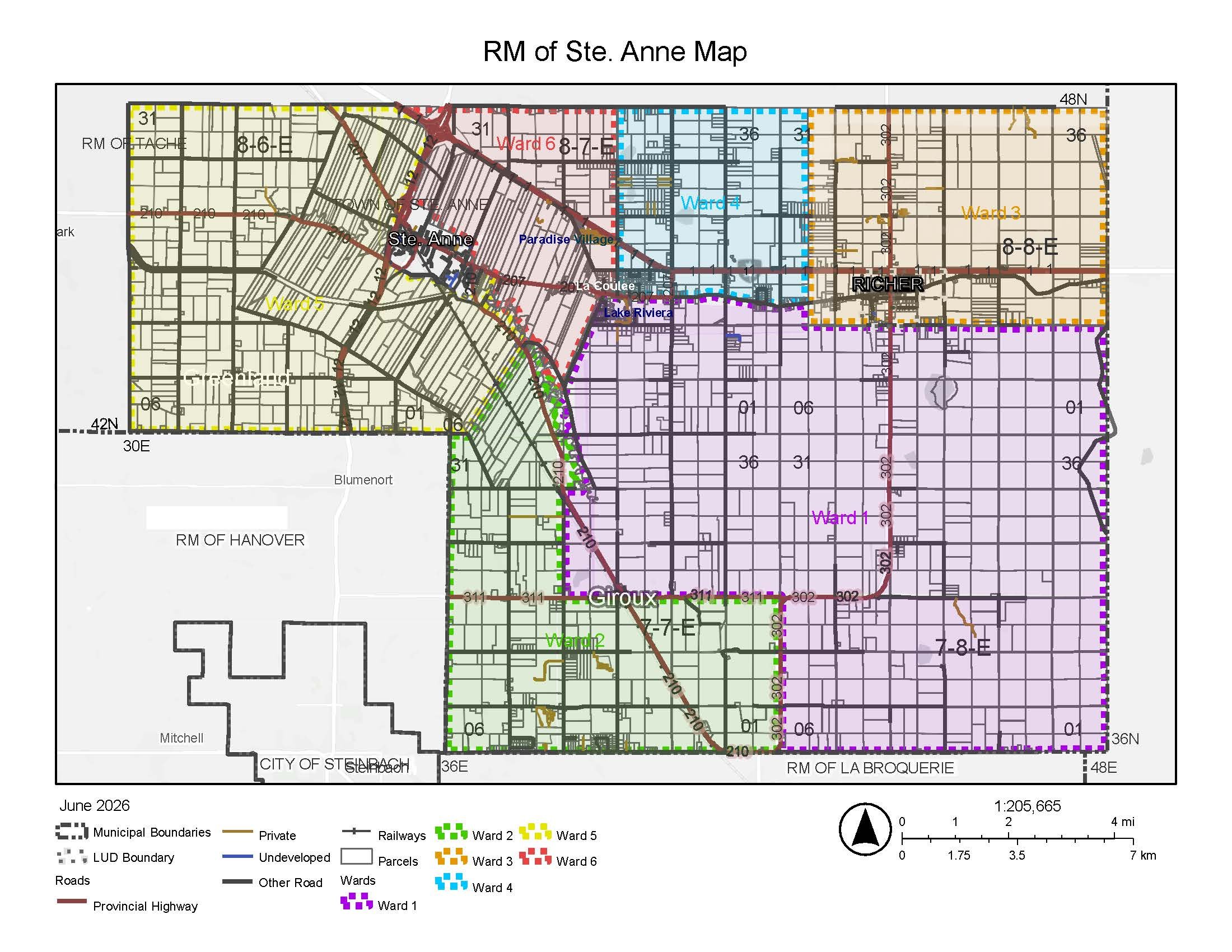 Ward Boundary Map - 2026